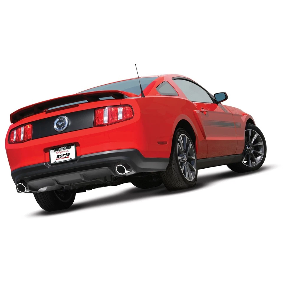 Escape trasero eje acero inoxidable tipo S Borla 11796 para Ford Mustang 2011-2014 3,7 V6 Foto 2 de 4