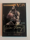 2014-15 Panini Noir Walt Frazier Signatures Gold Auto On Card 13/49