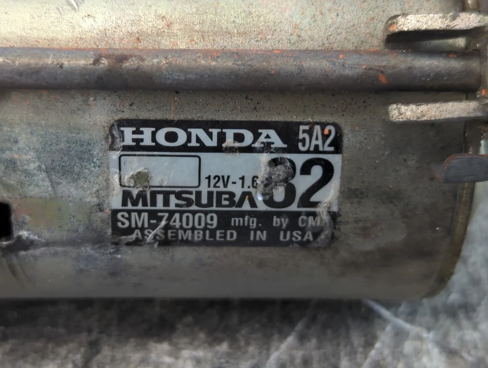 Motor de arranque Honda Accord 2008-2017 OEM CX7HU Foto 2 de 4