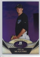 2011 Bowman Platinum Prospects Retail Purple Refractor Deck McGuire #BPP5 0w8
