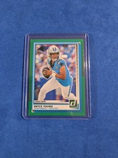 2025 Panini Donruss - Bryce Young #196 Press Proof Green