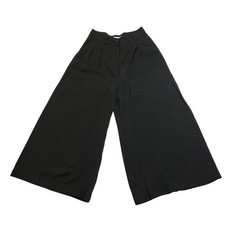 ZARA High Rise Pleat Front Wide Leg Pants Size M Palazzo Lightweight Minimalist