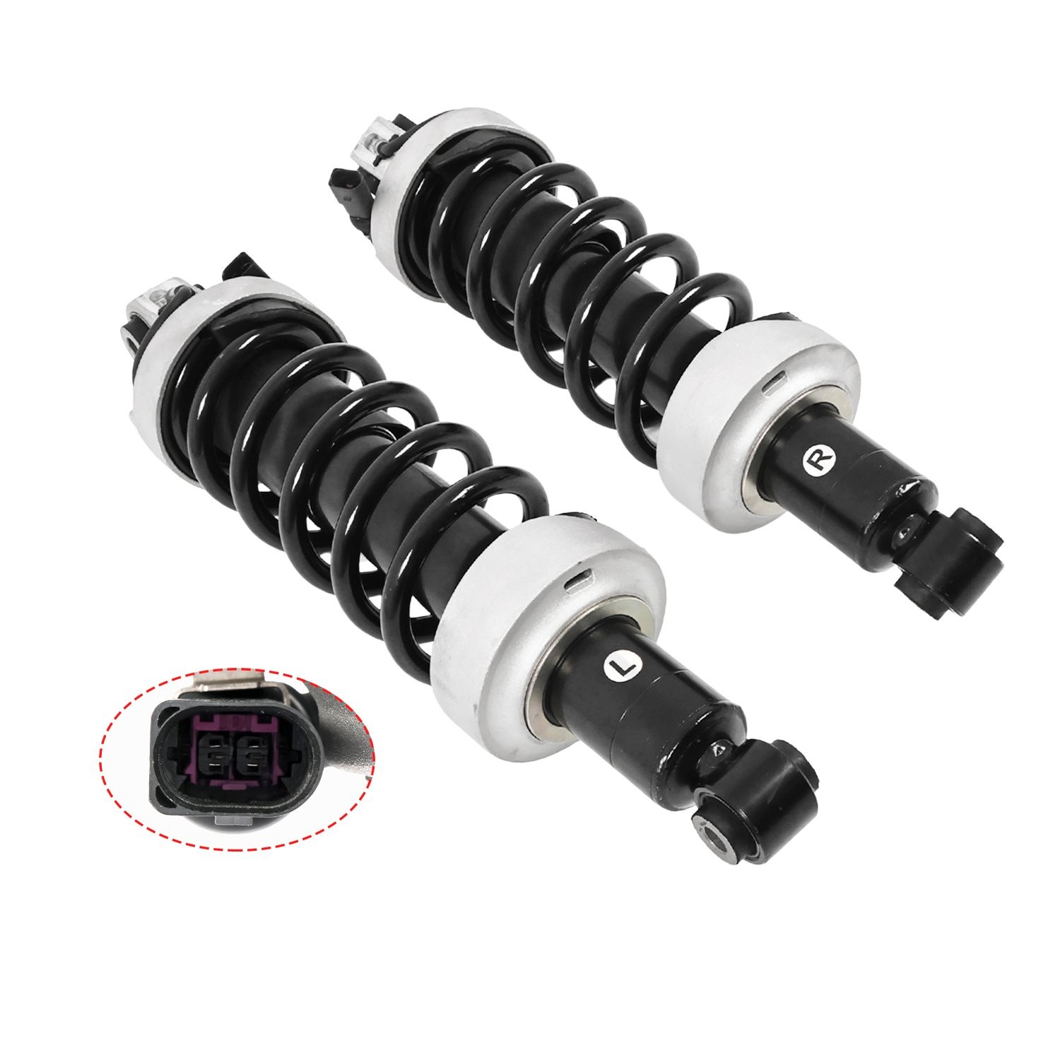 Full Set Front & Rear Suspension Shock Struts For Audi R8 V8 Magnetic Ride 07-15
