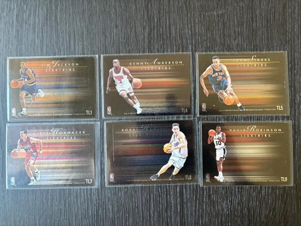 Tarjeta de baloncesto Skybox NBA 1993/94 Thunder & Lightning Chase Cards Foto 3 de 4