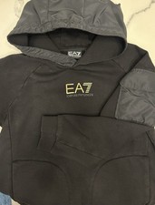 Kids Bundle EA7 Armani & Vans Black Hoodies 12-14yrs (18” PTP) Jumpers Pullovers