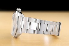 ROLEX MENS DATEJUST 16014 GRAY ROMAN DIAL 18K WHITE GOLD STAINLESS STEEL WATCH 5