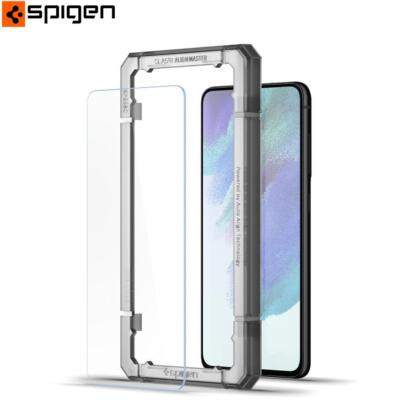 2x Displayschutz Spigen für Samsung Galaxy S21 FE Schutz Tempered 9H Hart Glass