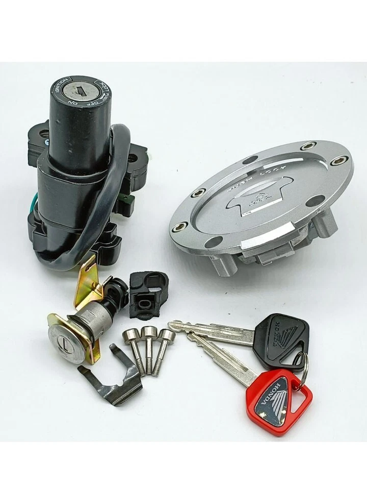 Ignition Switch Seat Lock Gas Cover Key Set for Honda CBR600RR 2003/2004/05-2006 - Изображение 2 из 4