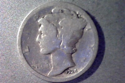 1924-D MERCURY DIME ERROR DOUBLE DATE 