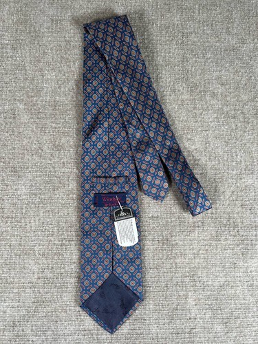 Corbata - Corbata The Windsor Collection Azul Rojo 100% Seda - Imagen 2 de 6