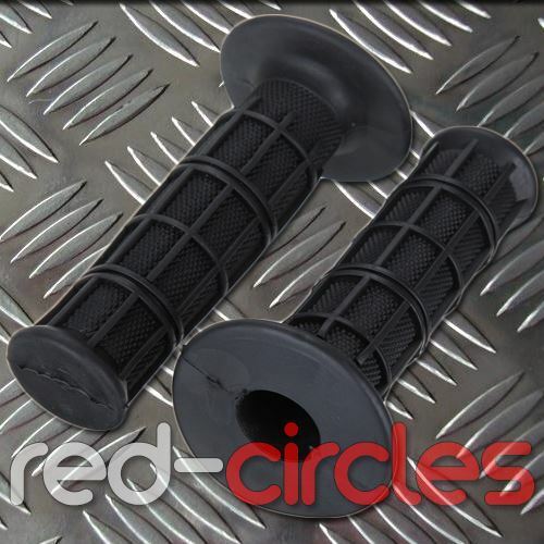 BLACK PIT BIKE SOFT WAFFLE GRIPS 140cc 150cc 160cc PITBIKE
