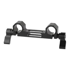 CAMVATE 15mm Double Rod Clamp Holder 60mm Spacing for Rod Support Mount Rig