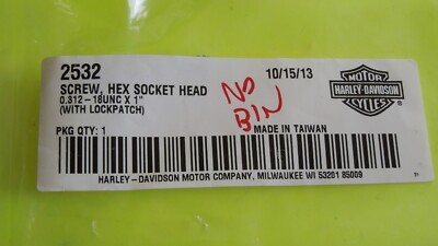 ◆Haruru◆ 1 - NOS OEM Harley Davidson 5/16