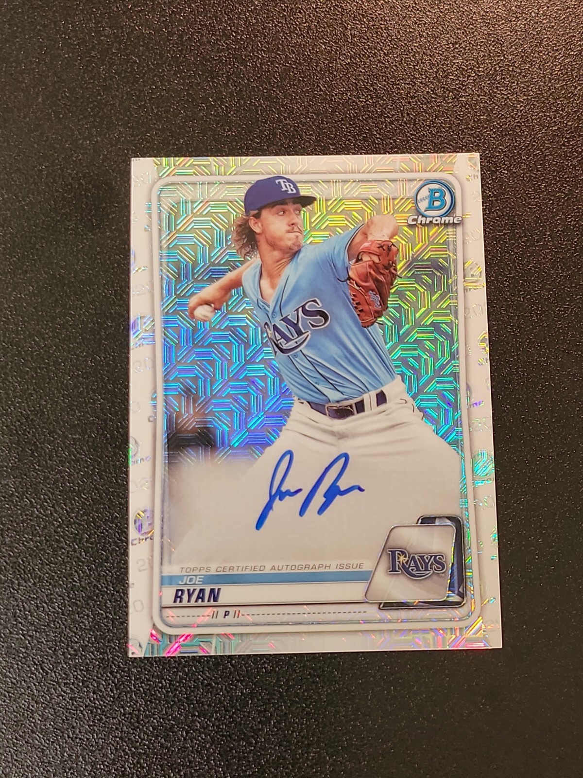 2020 Bowman Chrome Joe Ryan Auto Mojo Refractor BMA-JR