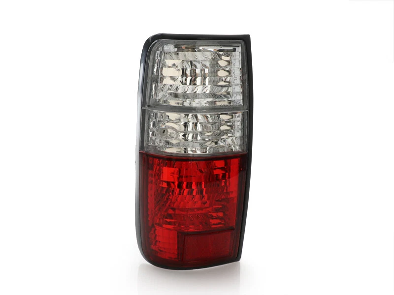 Crystal Red/Clear Tail Lights For 95-97 Lexus LX450 / 91-97 Toyota Land Cruiser Foto 2 de 4