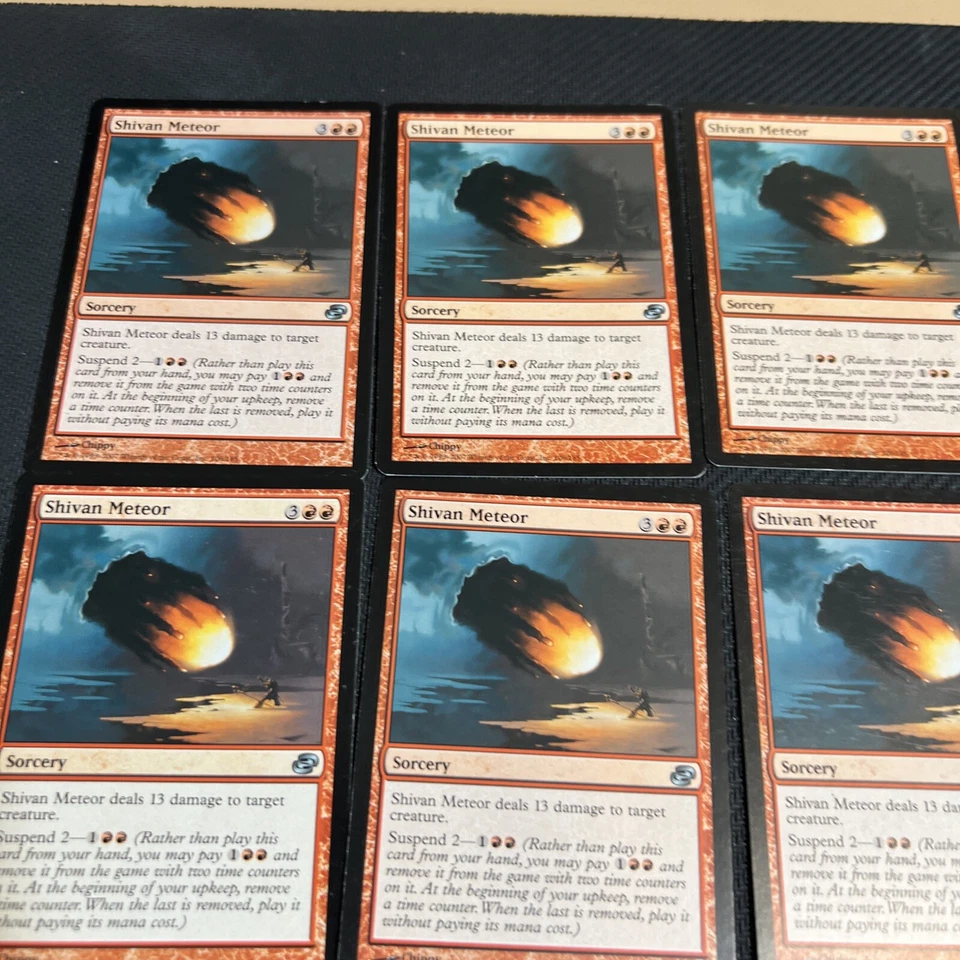 Shivan Meteor Magic The Gathering Mtg Planar Chaos Card 6 - Image 2 of 4