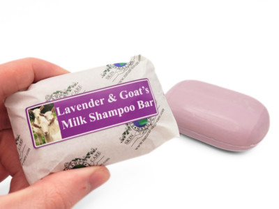 Ziegenmilch PURE Shampoo Bar reduzieren Kunststoff Öko Grün Vegetarische Eleganz NSC