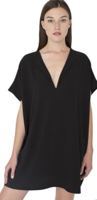 American Apparel sz XS/S Adia Oversized Crepe Tunic Dress Black HTF | eBay American Apparel sz XS/S Adia Oversized Crepe Tunic Dress Black HTF | eBay