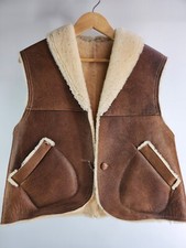 Makray - Sherpa / Leather Vest - Large  - Denver Co 