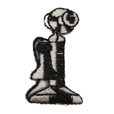 ID 2368G Old Fashion Telephone Patch Phone Operator Embroidered Iron On Applique