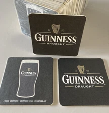 🌟 NEW (20) Guinness Stout Bar beer Coasters lot Lift Mat For Pint Glasses / Tap
