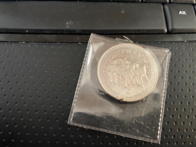 CALGARY STAMPEDE DOLLAR DICK COSGRAVE 1983 CHUCKWAGON RACES