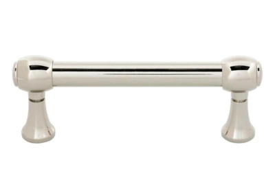 Alno A980-3-PN, 3''-Centers Cabinet Door Pull Handle, Polished Nickel
