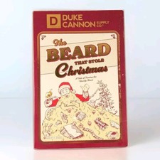 Duke Cannon Supply The Beard That Stole Christmas 3pc Gift Set Beard Wash Oil