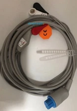 Datex Ohmeda Cardiocap 5 ecg Cable 5 lead Wire Snap AHA