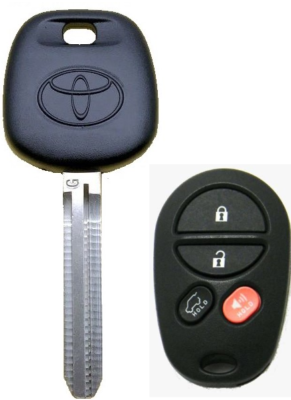 2 New TOYOTA 44D DOT Chip Key + Remote GQ43VT20T 3B Programmer Usa Seller A