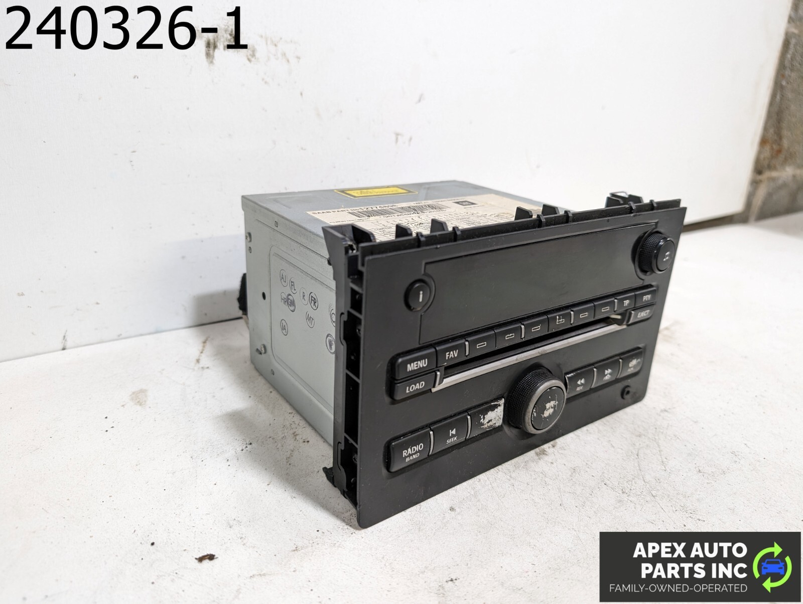07-08 Saab 9-3 Receiver 6 Disc CD Changer Am FM Radio Stereo 