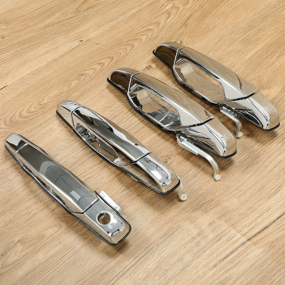 Poignée De Porte Set 4X Chrome Exterior Door Handle For Chevy Tahoe GMC Yukon Sierra Denali 07-13 The Doors Matrix - Foto 10
