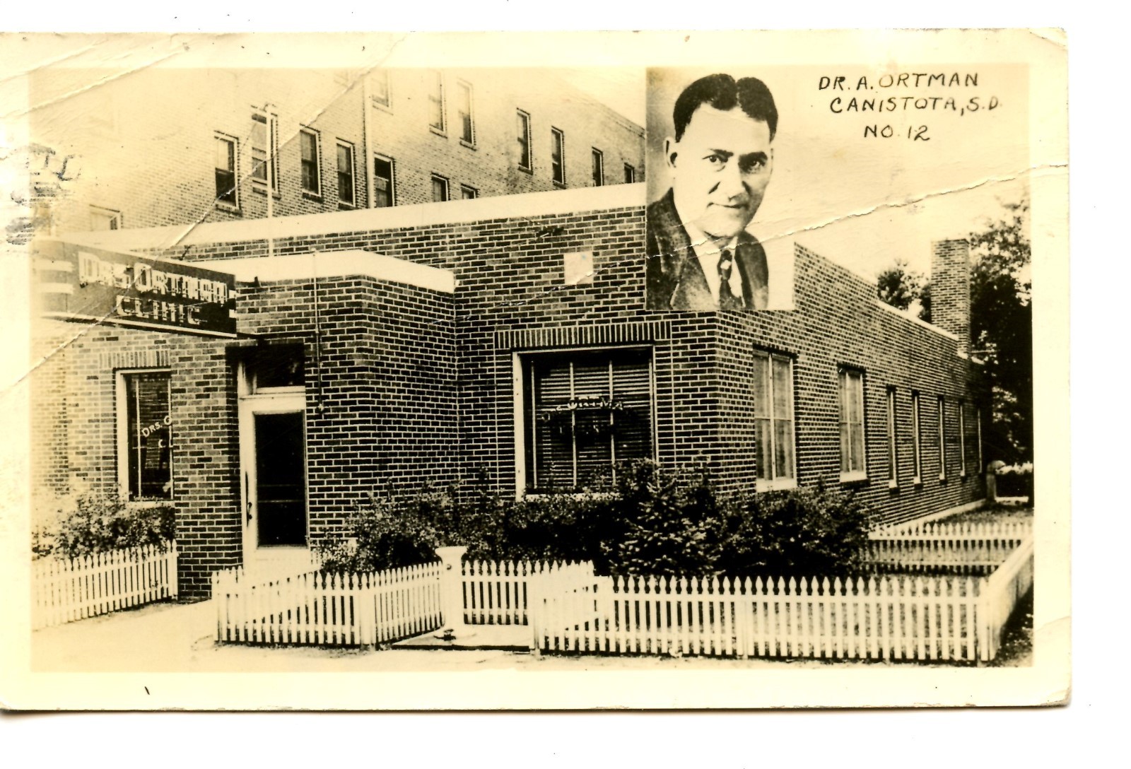 Dr Ortman Chiro ClinicCanistotaSouth DakotaRPPCVintage Real Photo Postcard eBay