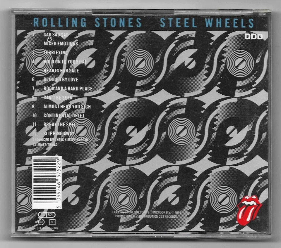 Rolling Stones – Steel Wheels / CD / Album / 1989 / neuwertig - Bild 2 von 3