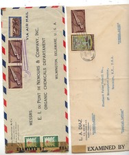Dominican   Republic 2  long  censor  covers