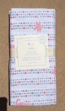 POTTERY BARN KIDS  SOHO ANIMAL DOT CRIB FITTED SHEET in PINK