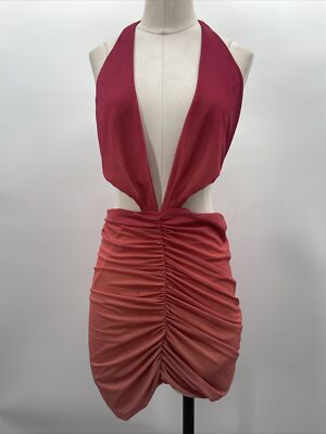 jem mini dress in magenta michael costello Michael Costello - Jem Mini Dress