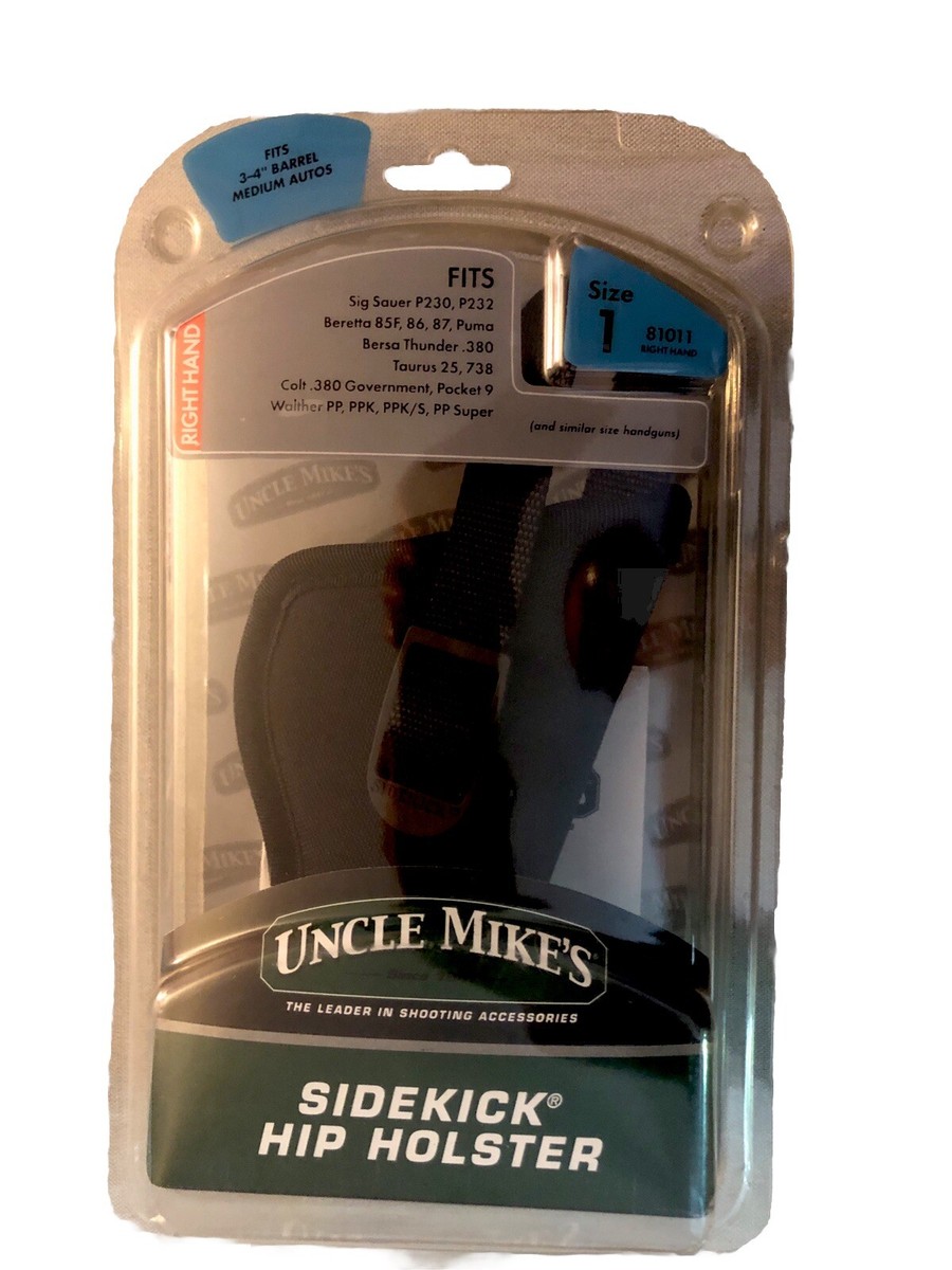 Uncle Mike's - Fondina per fianchi Kodra in nylon, misura 5, colore: Nero