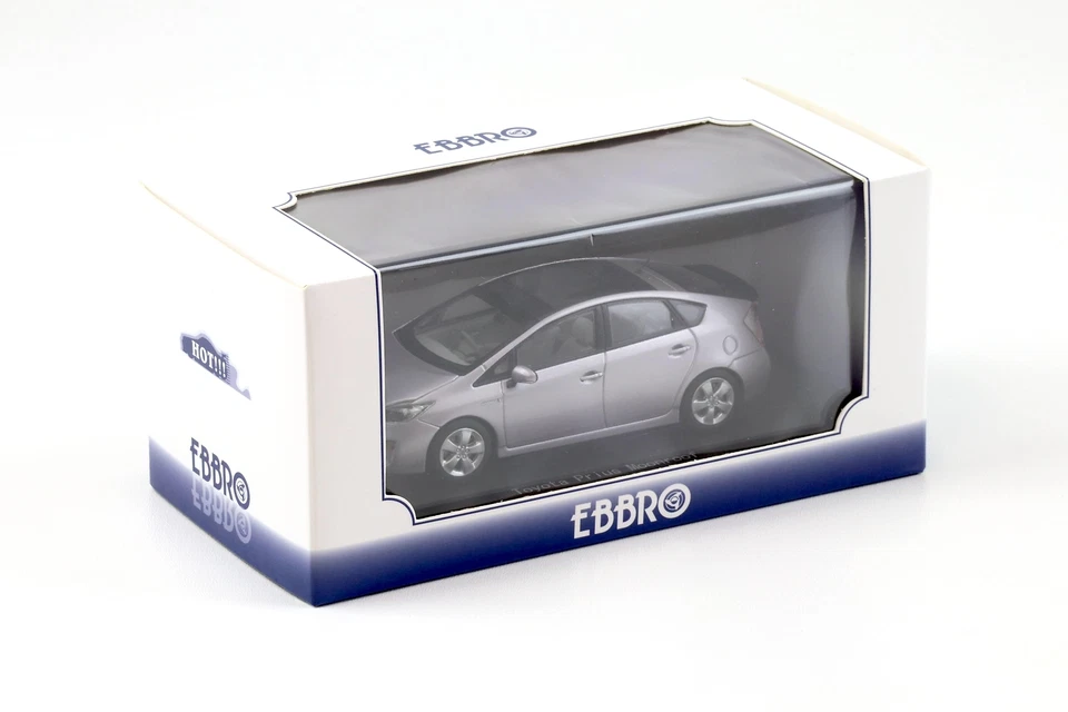 1:43 Ebbro Toyota Prius Moonroof Luce Purple Mica Metallico 2012 - Immagine 3 di 3
