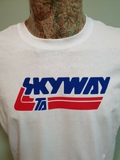 Skyway TA retro style tee t shirt 80s BMX GT Raleigh Burner SE Bikes Redline