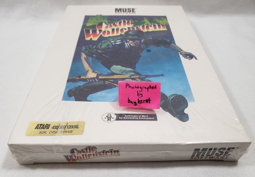 Castle Wolfenstein NEW SEALED Atari 400 800 DISK box complete Muse Software - Picture 5 of 8