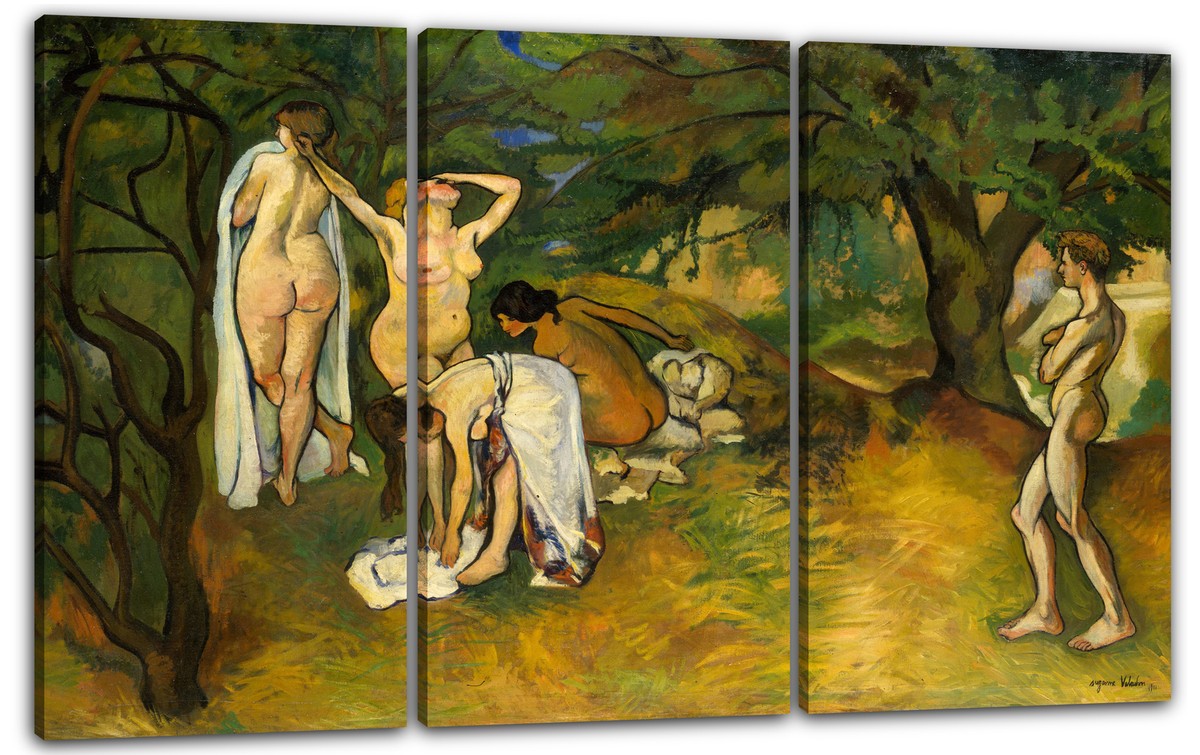Tableau Mural Suzanne Valadon "Joie De Vie" - Toile Sur Cadre Prêt à Accrocher