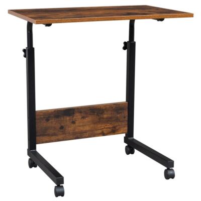 Portable/Rolling Desk Adjustable Laptop Notebook Rolling Table Overbed Stand