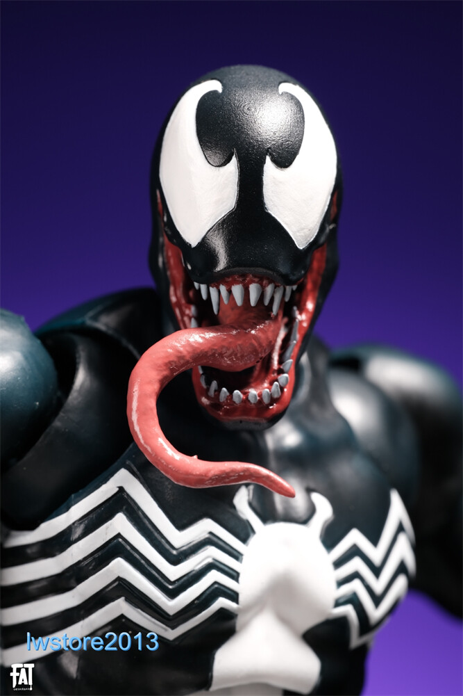 1:12 Venom Spider-man Head Sculpt Carved For 6