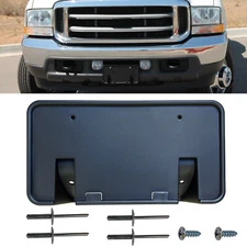 For 1999-2004 F250 F350 Front License Plate Frame Tag Mouting Bracket Holder