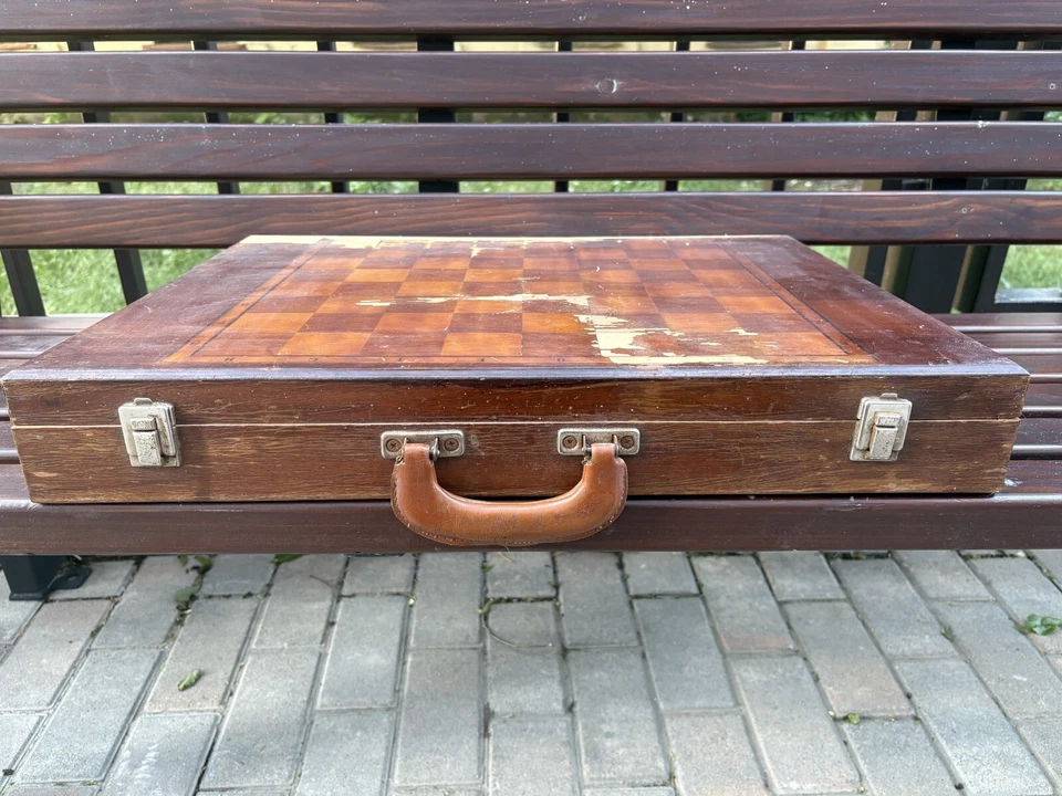 USSR Soviet Vintage Wooden Chess Set . Rare. - Image 3 of 4