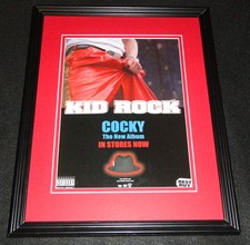 Kid Rock Cocky 2001 Framed 11x14 ORIGINAL Advertisement