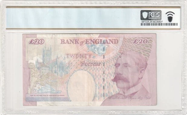 1999 20 Pounds Great Britain/Bank of England PCGS VERY FINE 25 CK75 998015 - Image 4 of 4