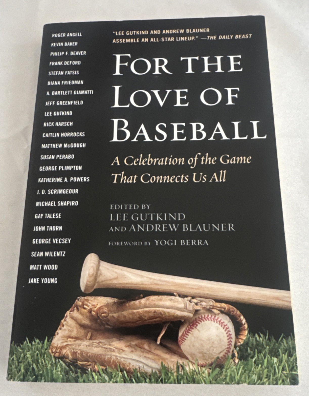 For the Love Baseball Essays Anthology Lee Gutkind 2016 Paperback Book