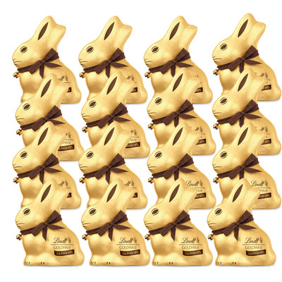 Lindt GOLDHASE Edelbitter 16 x 100g